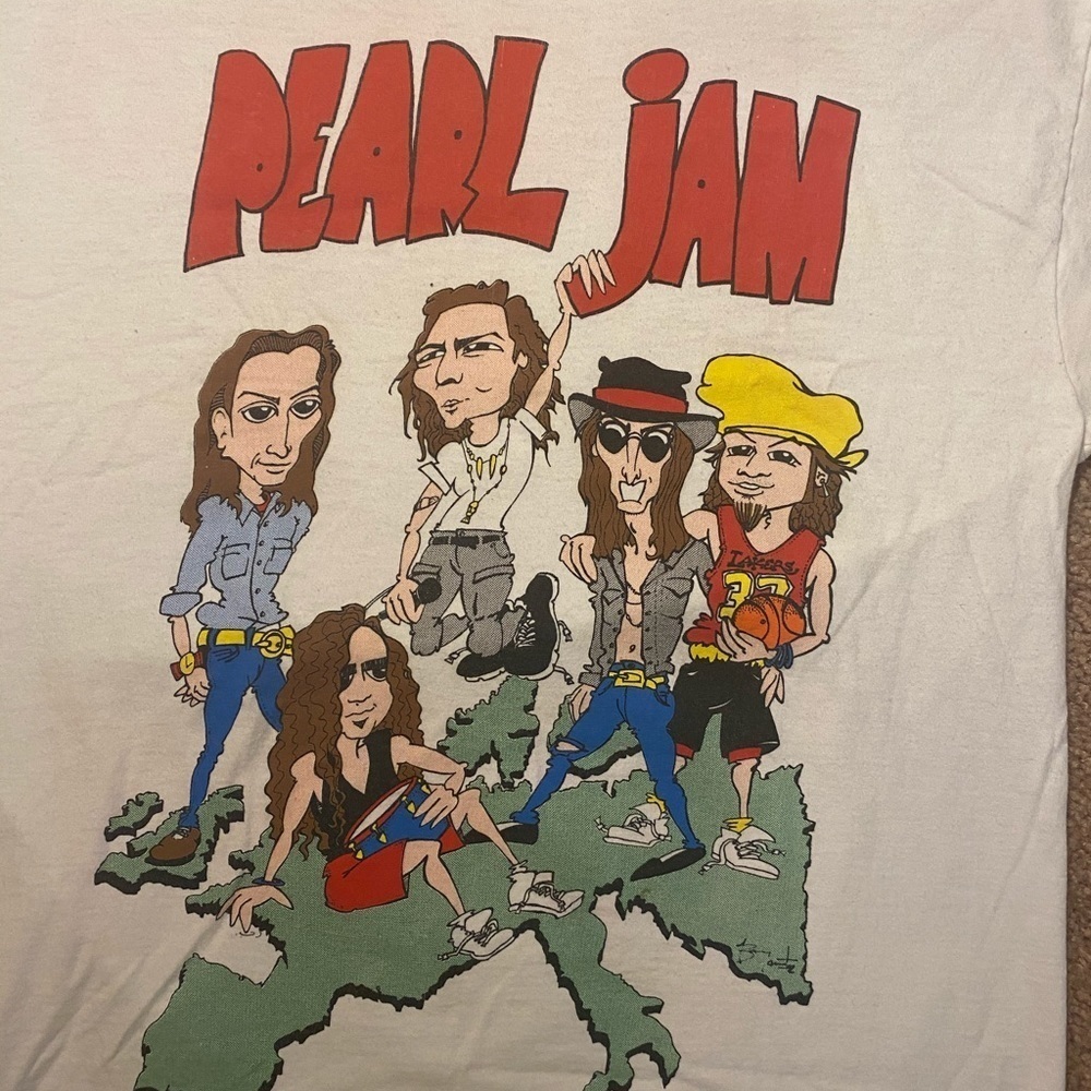 Vintage 1992 Pearl Jam World Tour shirt Large